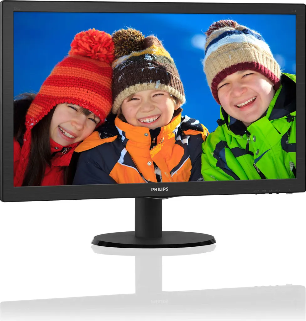 Écran de Bureau Philips 223V5LHSB2 Idéal pour Télétravail et Multimédia - 3
