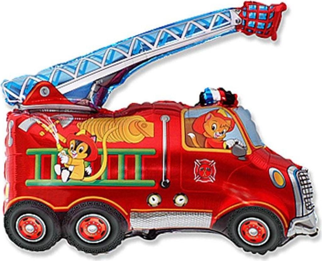 Folienballon 24" FX - "Feuerwehrauto"