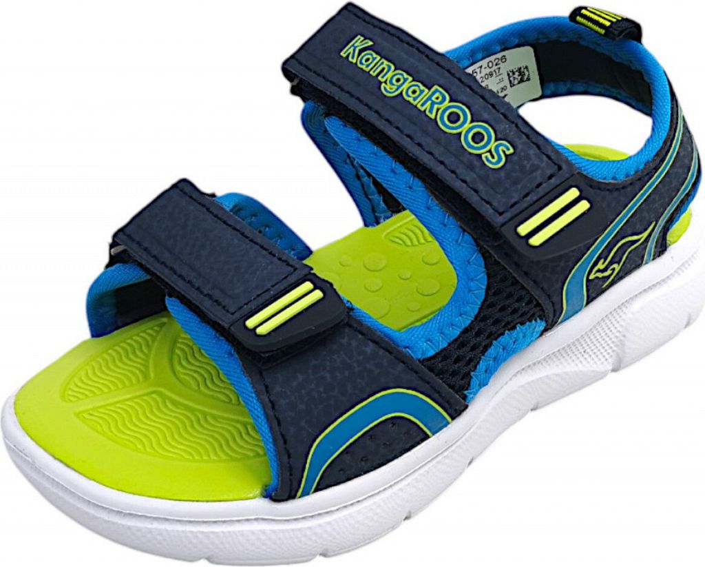 KangaRoos Kinderschuhe Jungen Sandalen Blau Freizeit, Schuhgröße:27 EU