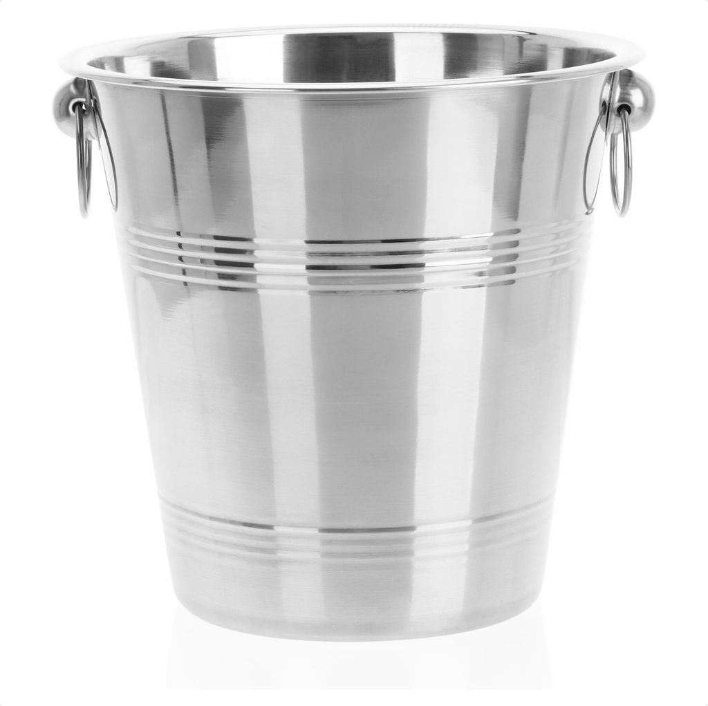 com-four Sektkühler - Kühlkübel für Champagner, Sekt und Wein - edler Eiskühler für besondere Anlässe