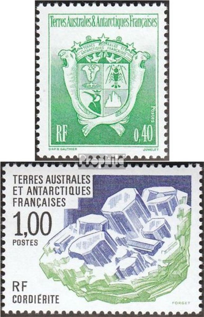 Briefmarken Französ. Gebiete Antarktis 1994 Mi 314,315 (kompl.Ausg.) postfrisch Freimarke: Wappen
