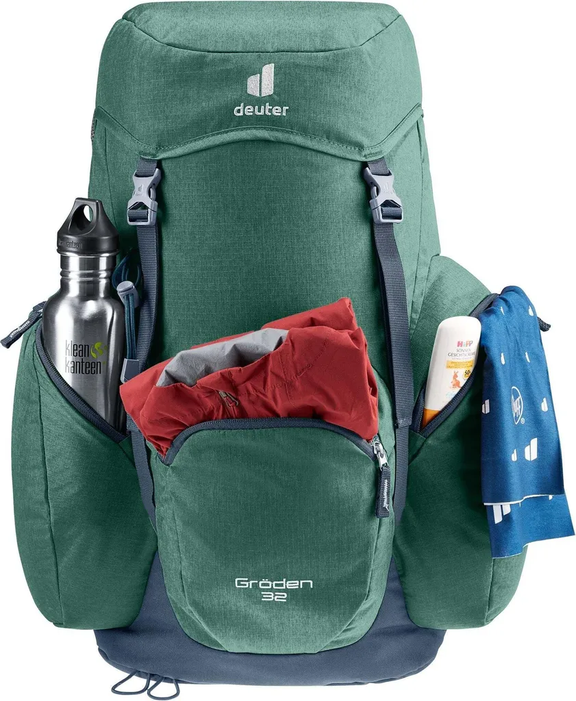 Deuter Gröden 32 Seagreen-Ink - Sac à dos de randonnée rétro robuste