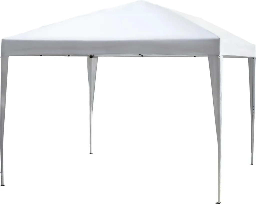 Pavillon pliable 3x3m anti-chaleur - Montage rapide sans outil blanc