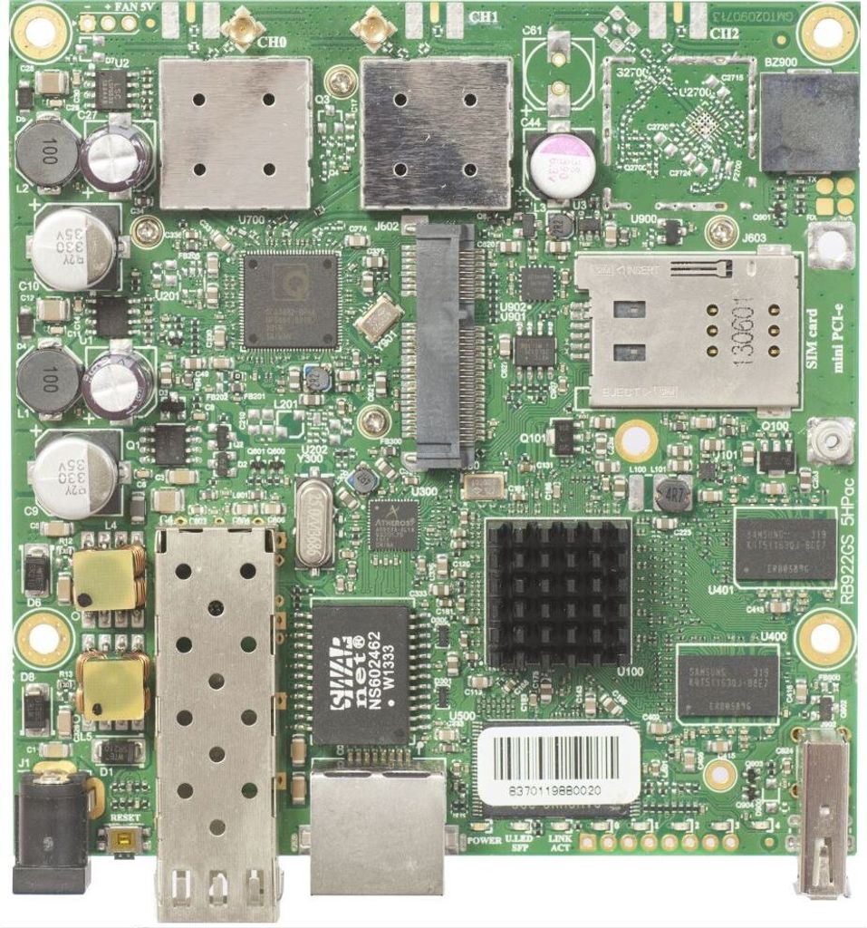 MikroTik RB922UAGS-5HPacD - Wi-Fi 5 (802.11ac) - 866 Mbps - Zdjęcie produktu 