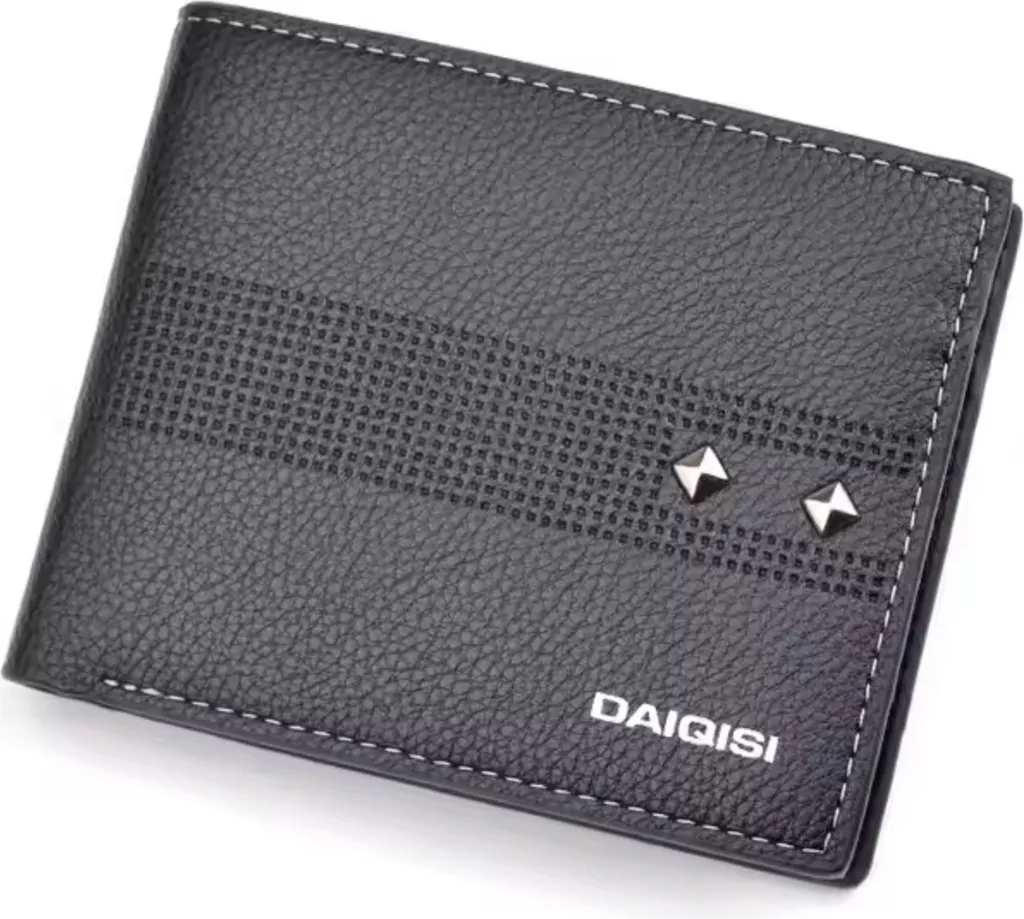 Portafoglio da uomo Daiqisi Mini Quentin in - Nero elegante KP35498