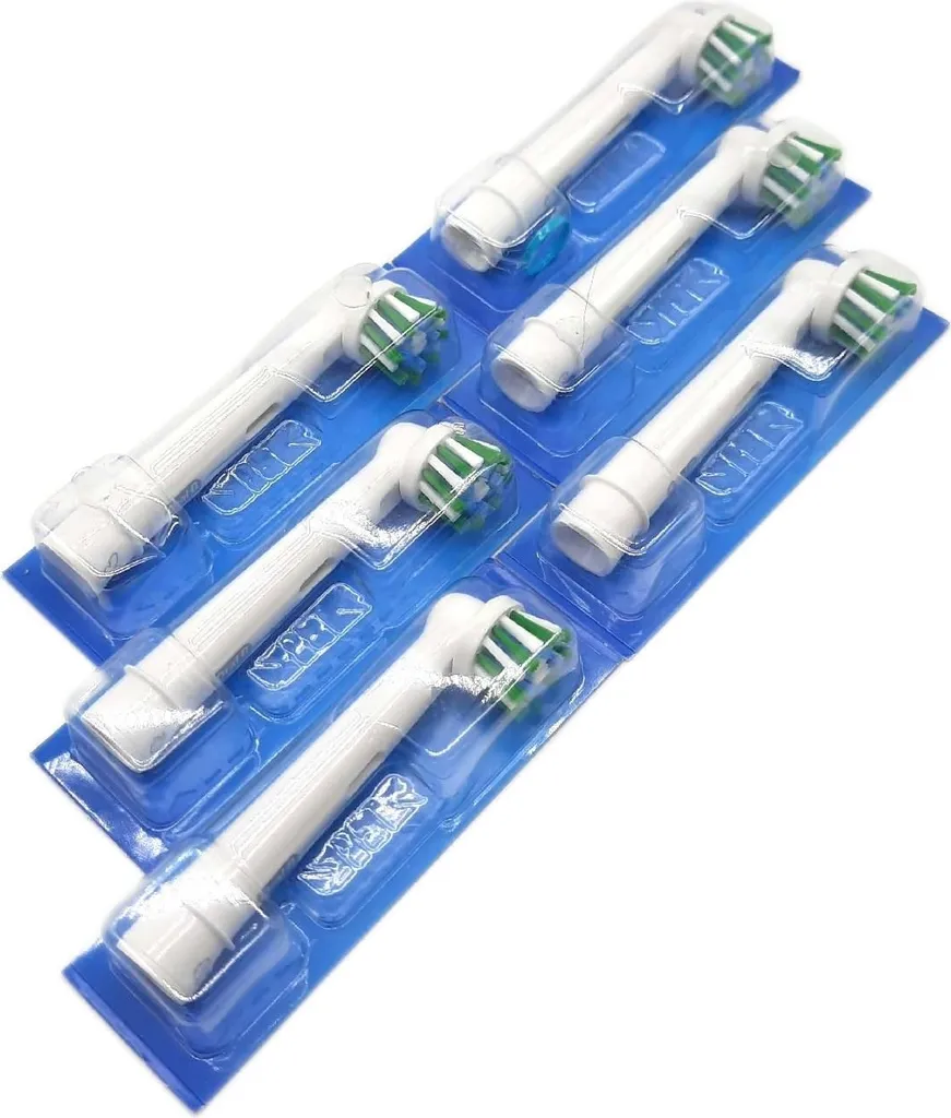 Pack de 6 brossettes Oral-B Pro CrossAction X Shape compatibles White - 19