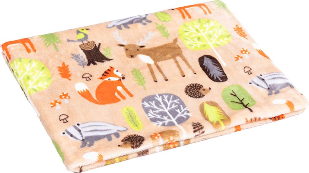 Babydecke ELLA - 75x100 cm - Beige,Orange