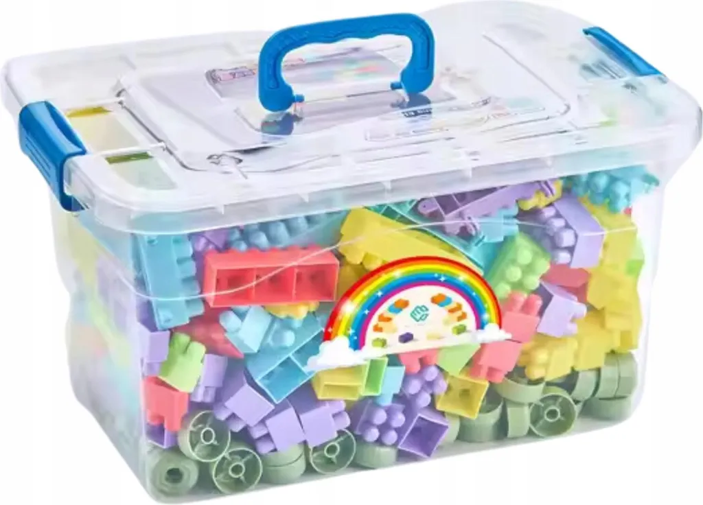 Jeu d'Assemblage de 380 Briques Colorées pour Apprendre en Jouant - 2