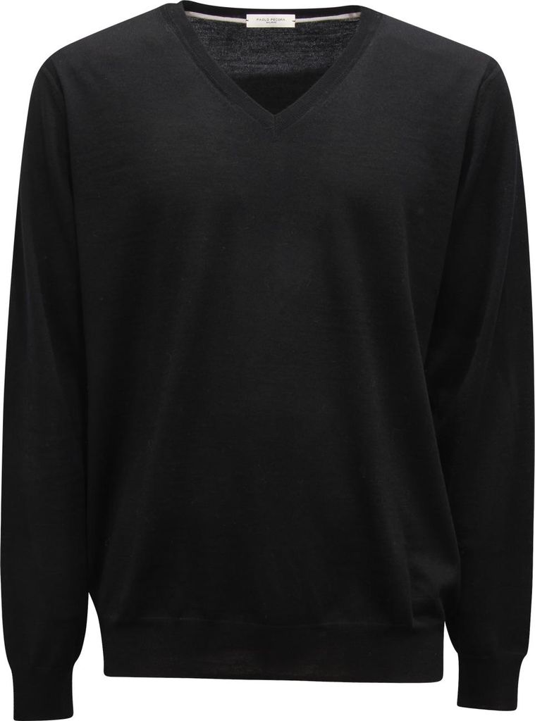 M7203 Maglione Uomo Paolo Pecora Man Wool V-Neck Sweater