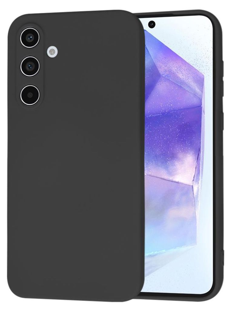 Techsuit Soft Flex Back Cover Hülle für Samsung Galaxy A55 - Black