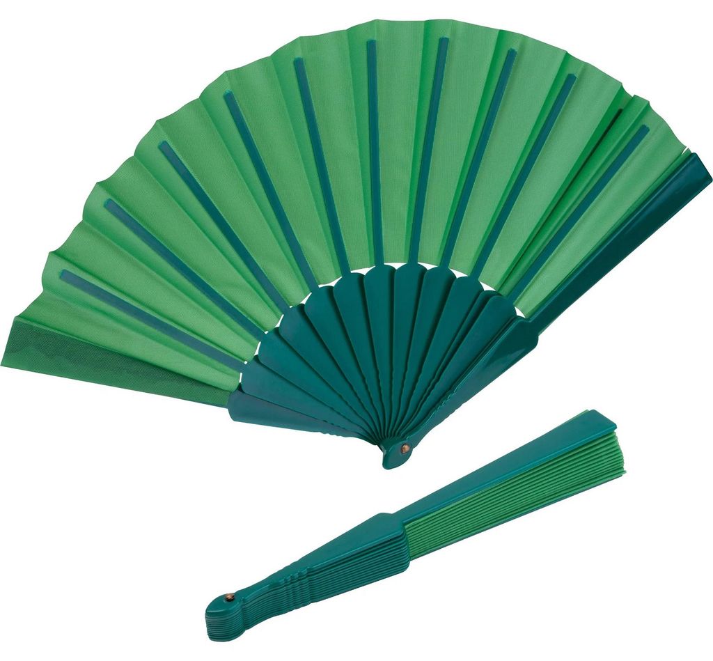 Aufklappbarer Fächer / Handfächer / Farbe: grün Produktbild 