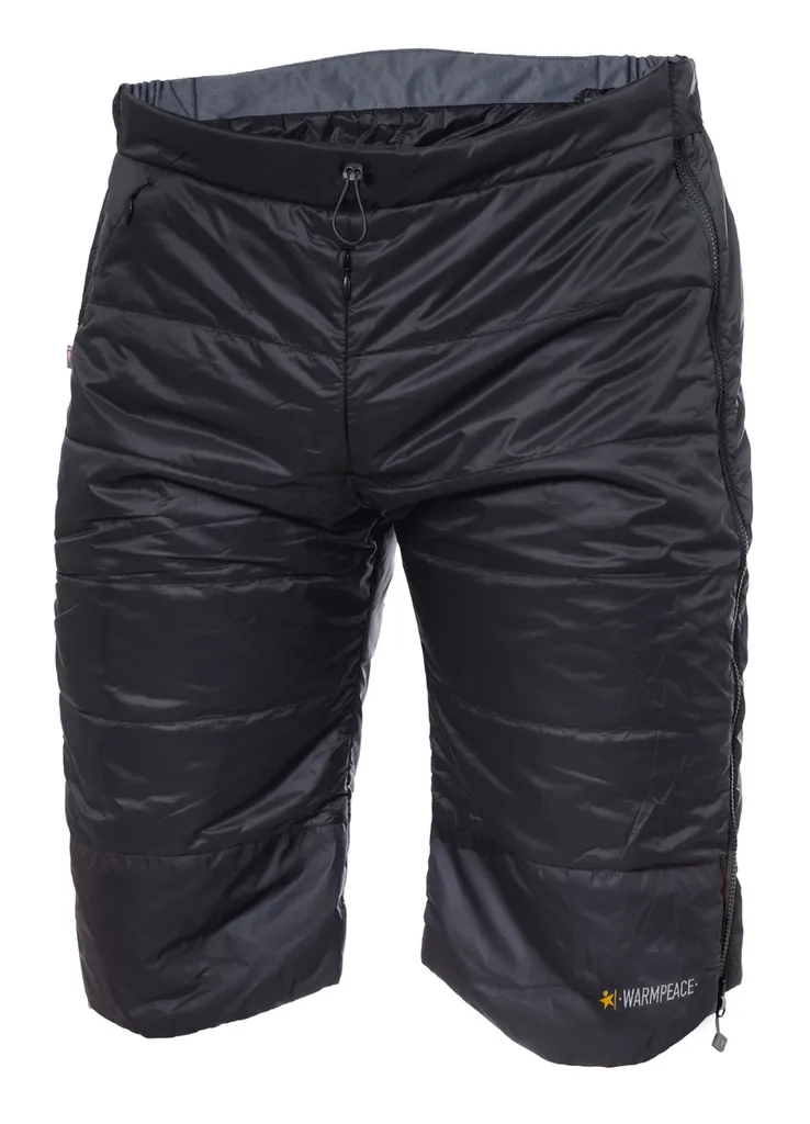 Warmpeace Rond Noir Veste Polaire Légère en Gris Foncé Taille M Homme