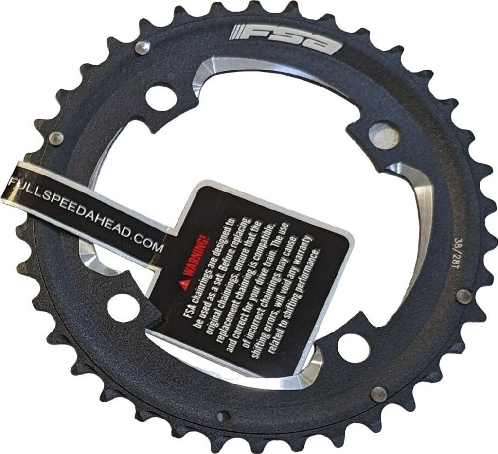 Fsa Mtb E-bike Wb356 104 Bcd Kettenblatt Schwarz 38t Produktbild 2