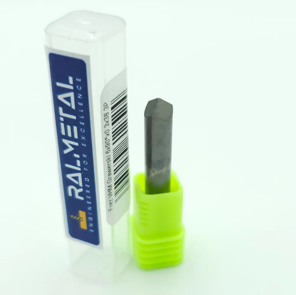 Fraise à graver carbure monobloc V-Shape 6 x 90° x 0,3 mm - Pack de 3