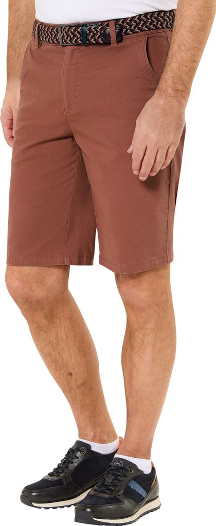 Stone Rich Freizeitbermudas mit Gürtel, aus leichtem Baumwollstretch