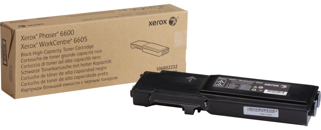 Xerox Tonerpatrone 106R02232 Schwarz für Phaser 6600 & WorkCentre 6605