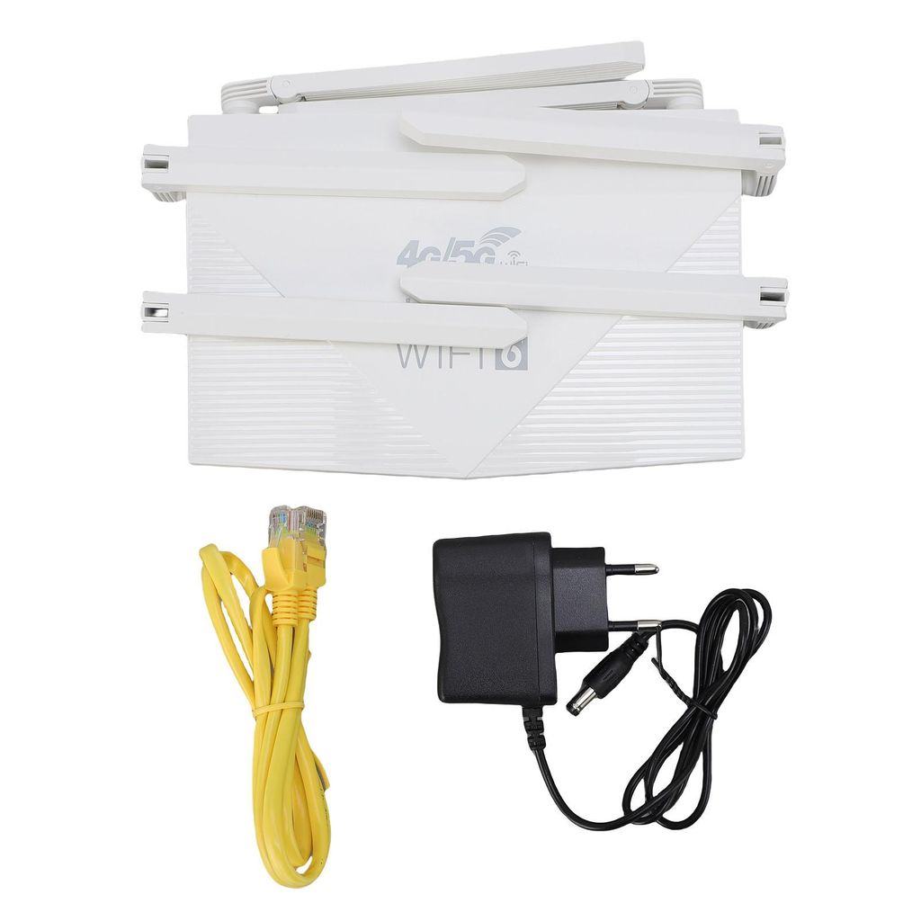 WLAN-Router WiFi6 4G 5G CPE LTE 300Mbps 6 Antennen WLAN-Internet-Router mit SIM-Kartensteckplatz