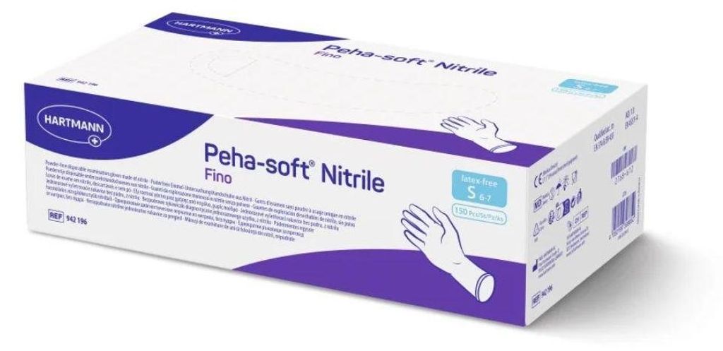 Peha-Soft nitrile fino Unt.Hands.pud.fr.unst.S 150 St