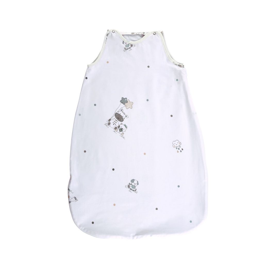 Lorelli Baby-Sommerschlafsack Summer, Lnge 80 cm, Breite 42 cm, 100% Baumwolle wei