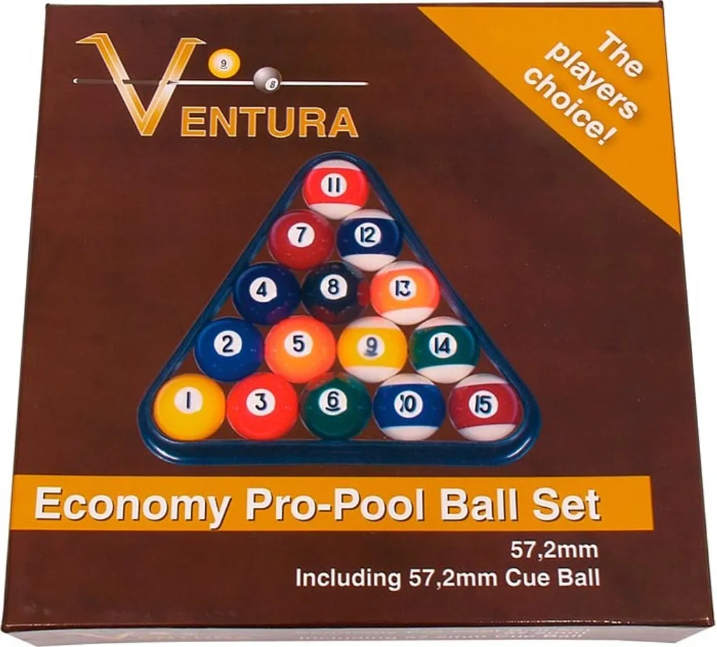 Remplacer vos Billes Usées par le Set Ventura 57.2mm Pool pour Jeu Précis