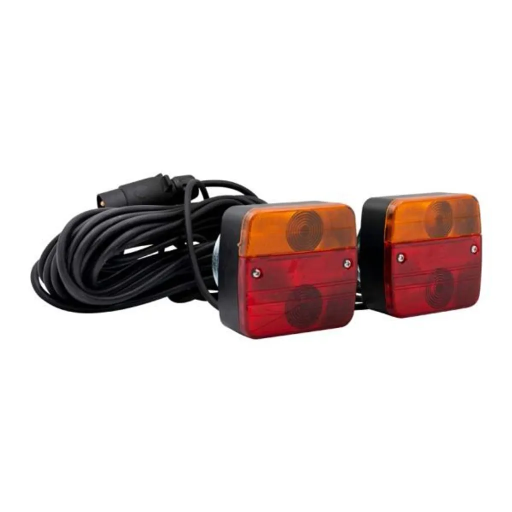 Kit d'Éclairage Remorque Trailerarer 7,5m 7 Broches avec Support Aimant