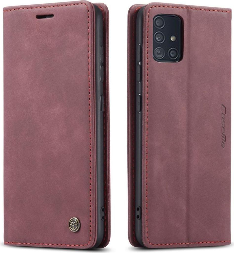 Samsung Galaxy A51 Hülle - CaseMe 013 Klapphülle - Bordeaux