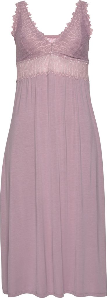 LASCANA Negligé mauve Größe 36/38 Produktbild 