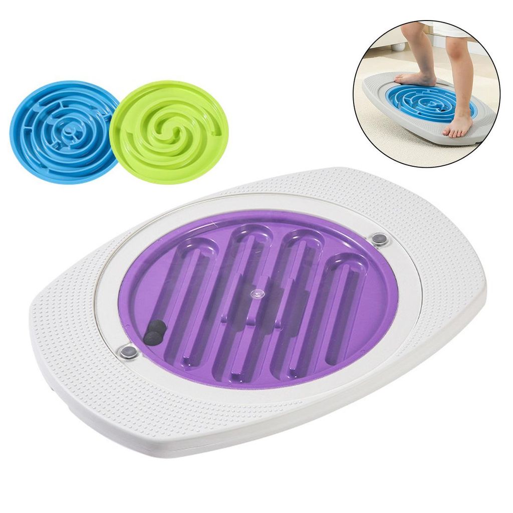 Kinder Balance Board 20 Zoll mit Labyrinth, Wippbrett für Kinder, 3 austauschbare Spielplatten, sensorisches Training, rutschfest, 120 lbs