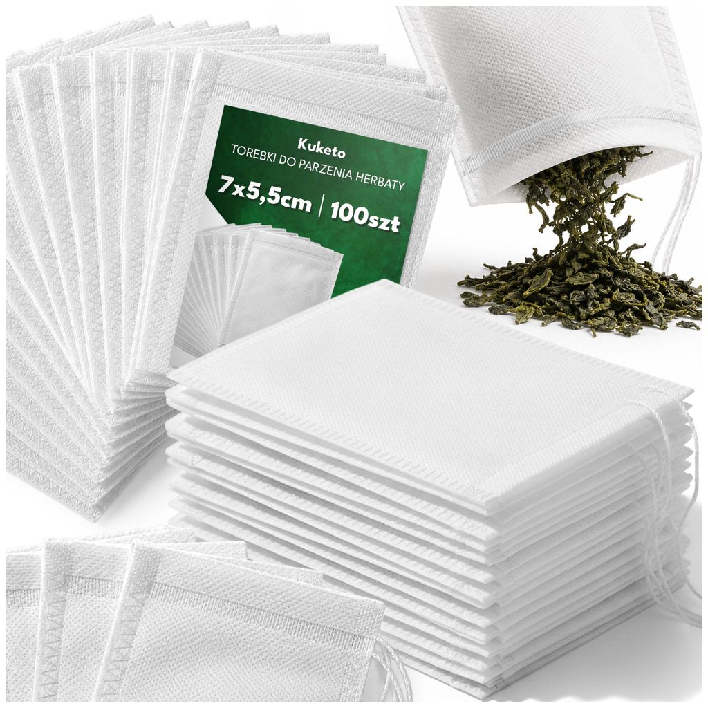Kuketo | Teebeutel Zum Selbstbefüllen 100 Stück – Produktbild 