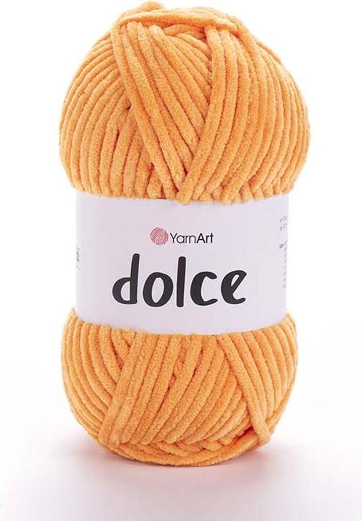 YarnArt Dolce Garn 852 Orange - Weiche Polyesterwolle für Kinderprojekte