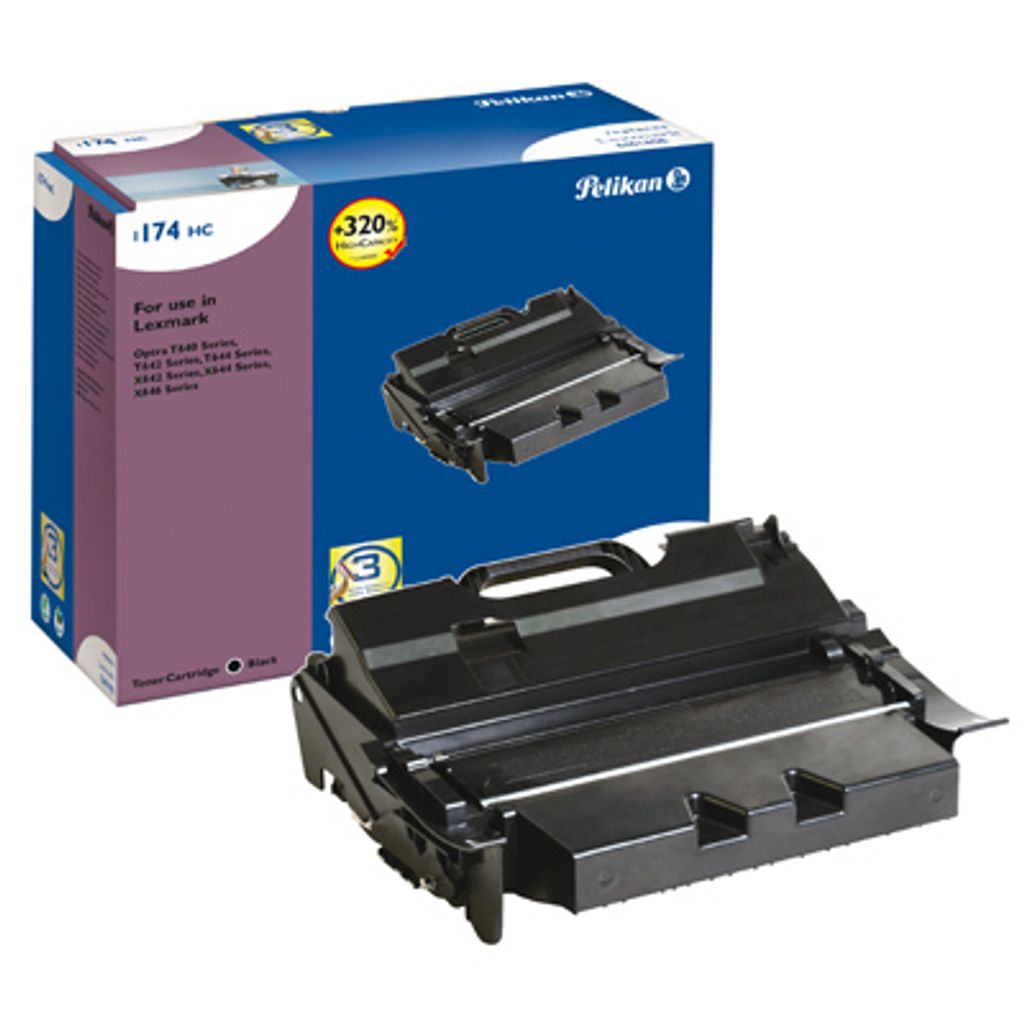 Pelikan Toner cartridge black for T64x, 21000 Seiten, Schwarz