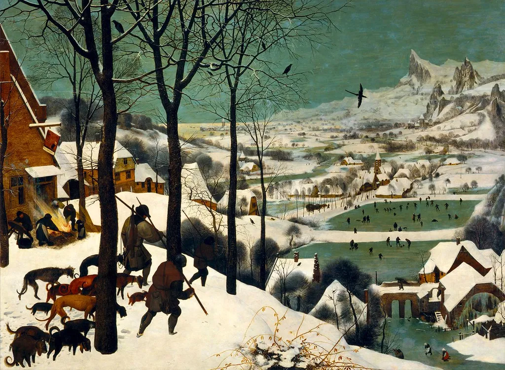 Puzzle 3000 pièces Bluebird Chasseurs dans la neige 1565 Bruegel l'Ancien