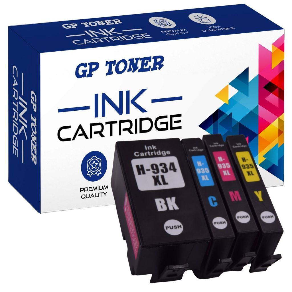 4X Tusze Do Drukarki Hp 934Xl 935Xl Officejetpro 6830 6820 Zdjęcie produktu 