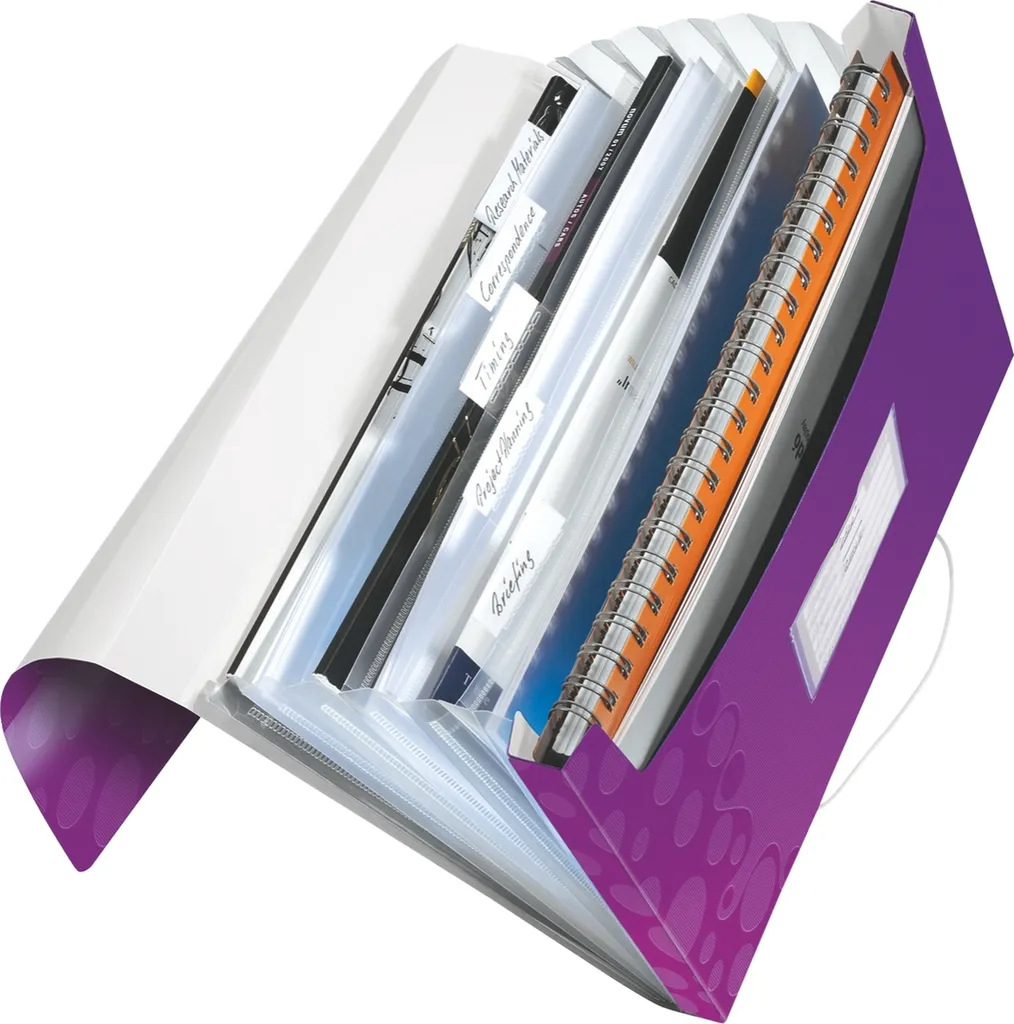 Porte-documents A4 Violet Wow 6 Compartiments - Polypropylène Lot 5 - 2