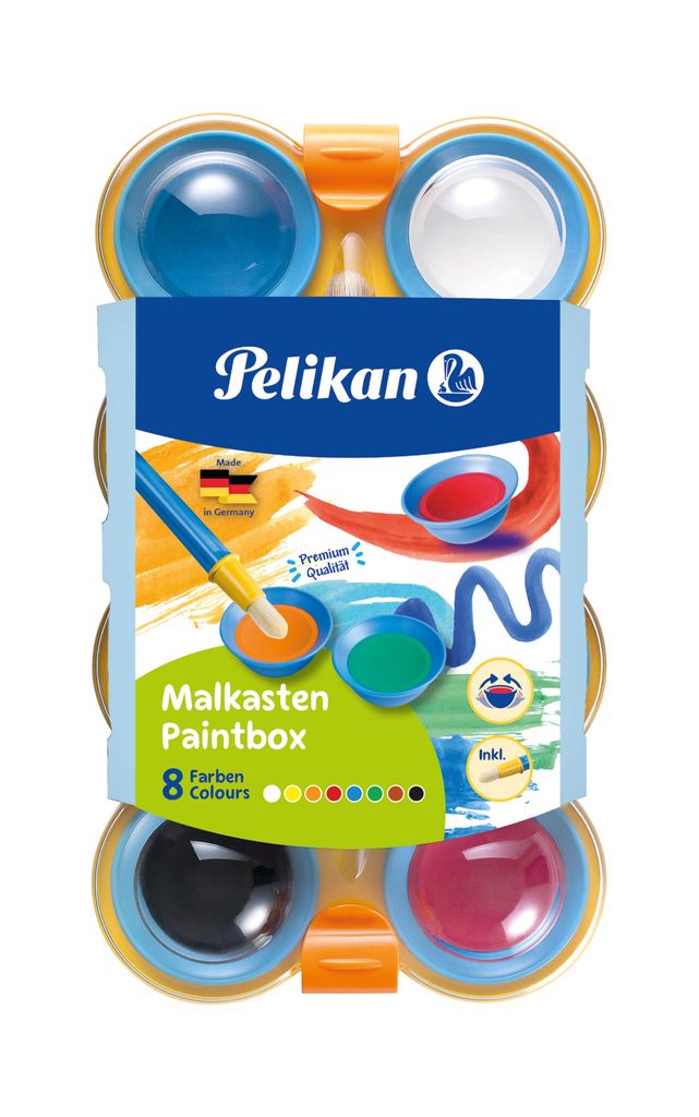 Pelikan Deckfarbkasten mini-friends® mit 8 Farben und 1 Produktbild 