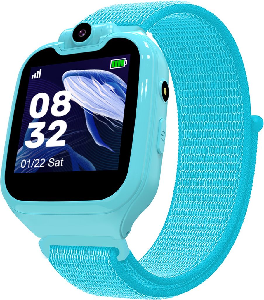 G9 2G Kinder-Smartphone-Uhr Kinder-Smartwatch-Wecker 16 Puzzle-Spiele Kamera Musik-Video-Player Taschenlampe Taschenrechner mit Nylonband Maedchen ...