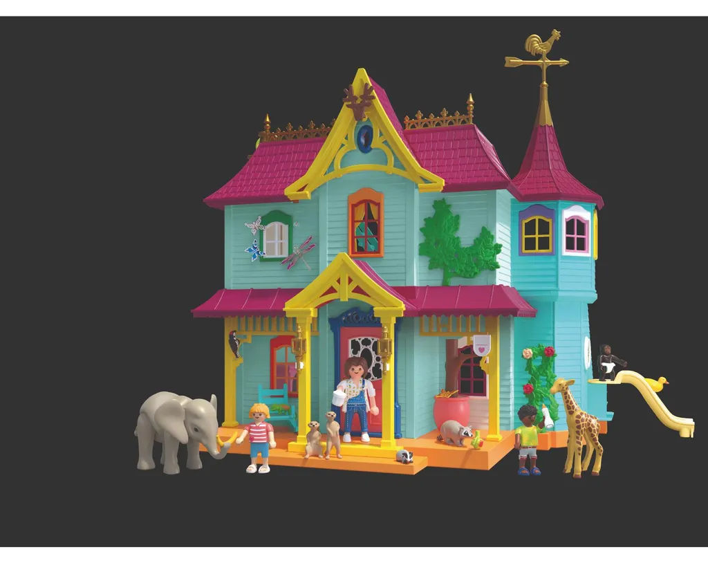 Villa d'animaux multicolore Playmobil - Structure ludique et robuste 0 - 5