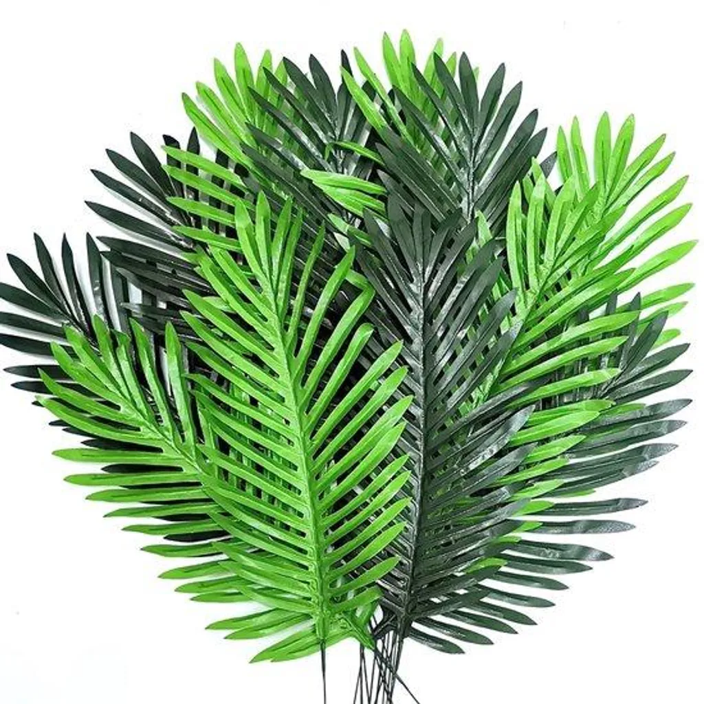 Palmier Artificiel 50 cm : Décoration sans Entretien Lot de 12 Pièces