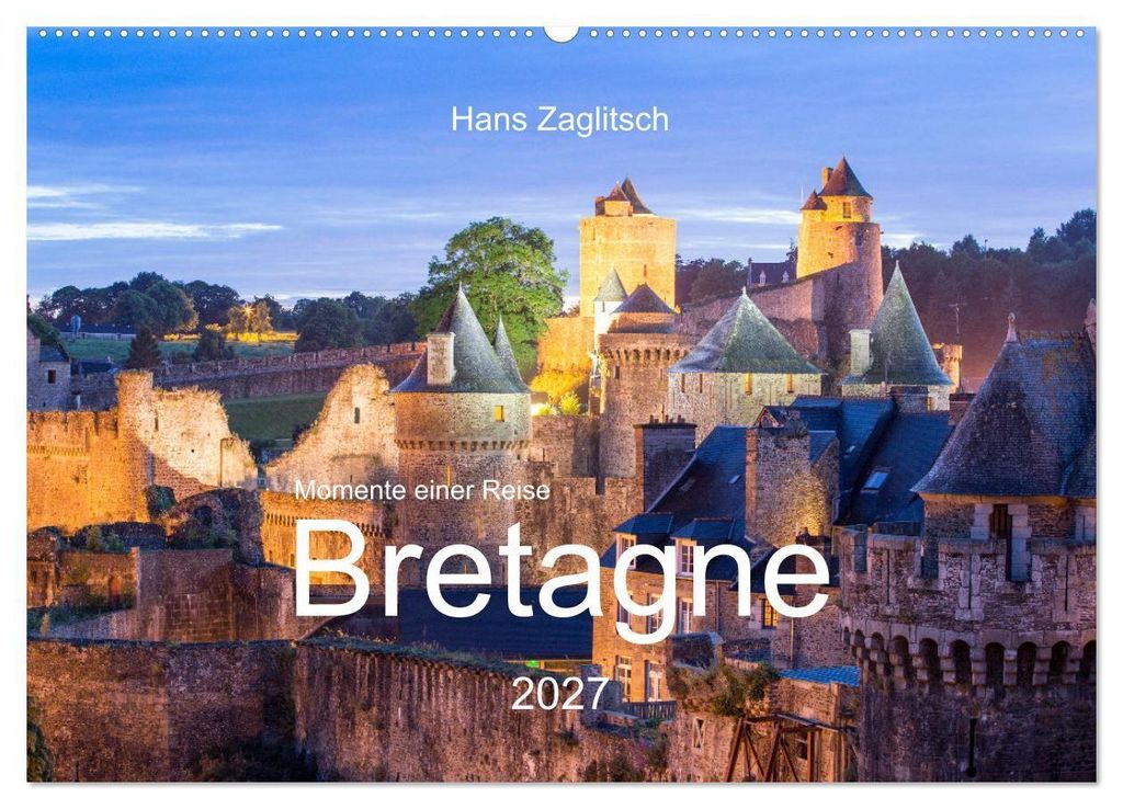 Momente einer Reise - Bretagne (Wandkalender 2027 DIN A2 quer), CALVENDO Monatskalender
