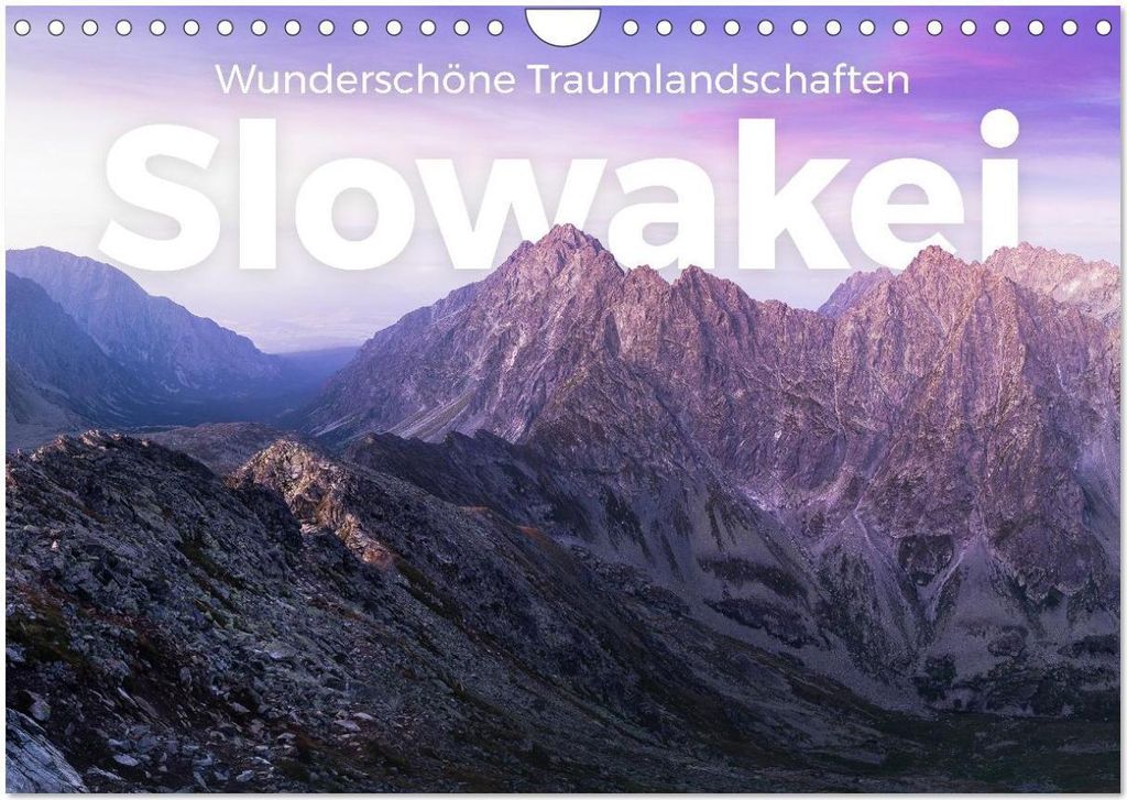 Slowakei - Wunderschöne Traumlandschaften (Wandkalender 2026 DIN A4 quer), CALVENDO Monatskalender
