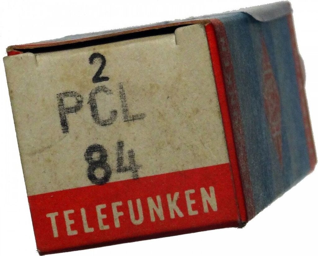 Elektronenröhre PCL84 mit Raute Telefunken ID9960