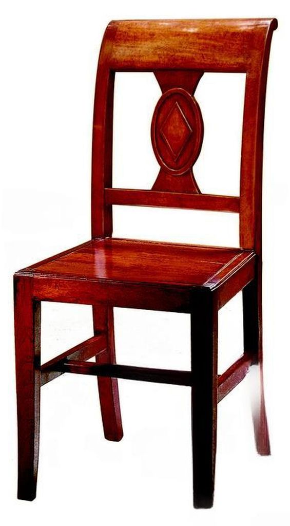 Esszimmer Holz Design Stuhl Luxus Lehnstuhl Braun Stühl 1x Sessel Möbel Neu