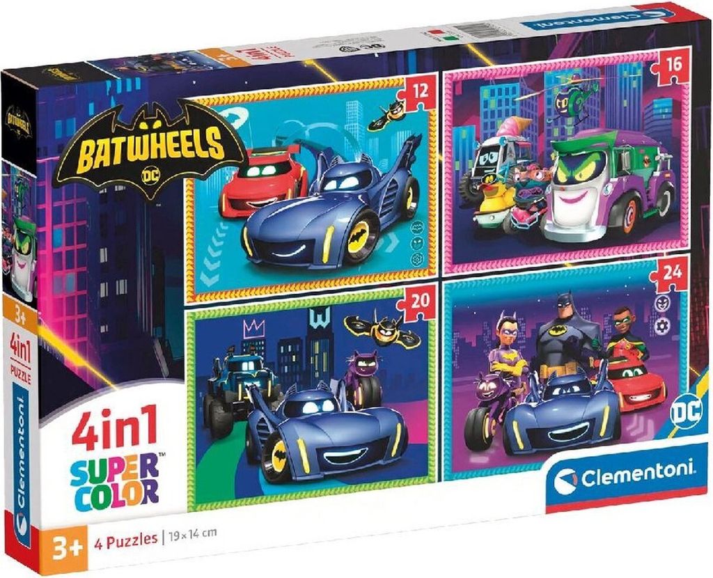 Clementoni Batwheels-puzzle    One Size Produktbild 