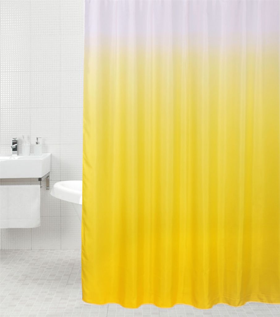 SANILO® Duschvorhang Magic Gelb 180 x 200 cm Produktbild 