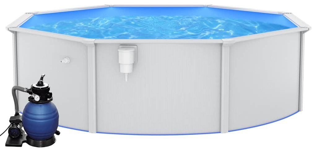 vidaXL Pool mit Sandfilterpumpe 460x120 cm