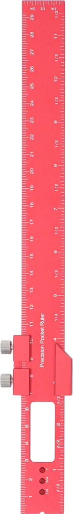 Righello Tascabile Professionale con Blocco - Offerta Fine Serie - 6