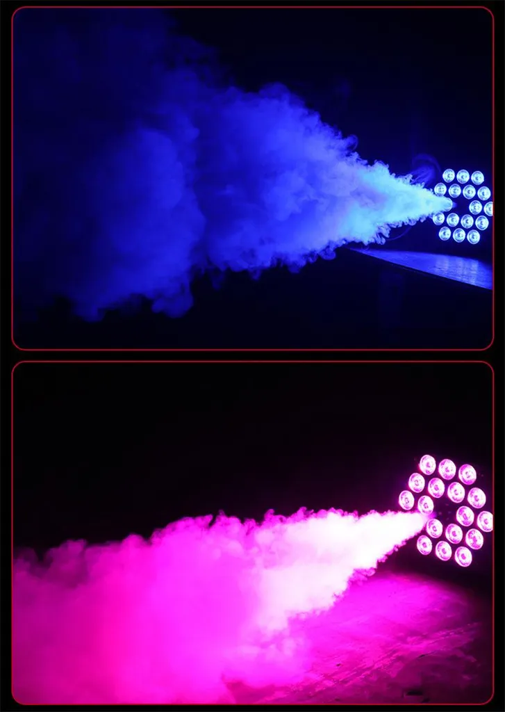 Machine à fumer 13 effets LED couleur avec télécommande sans fil - S800 - 5