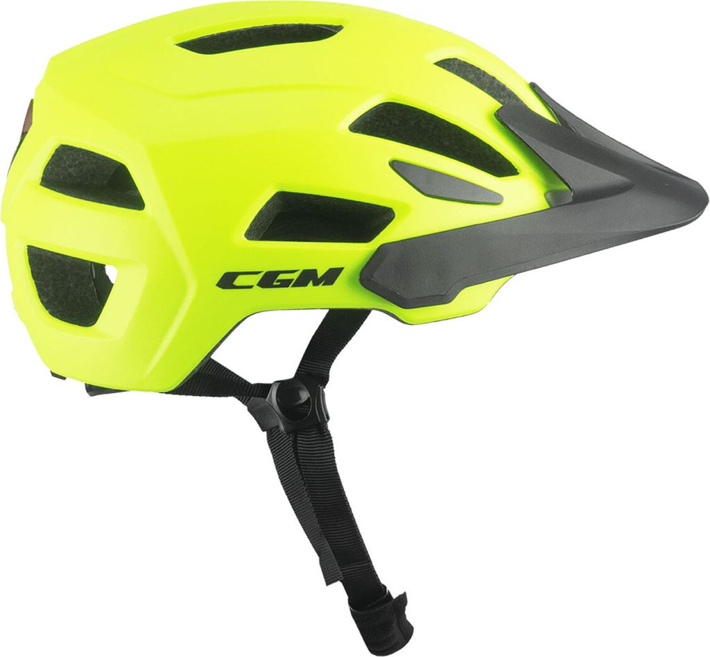 Zugelassener Fahrradhelm CGM 890A SENTIERO MONO Undurchsichtiges Fluo Gelb größe M
