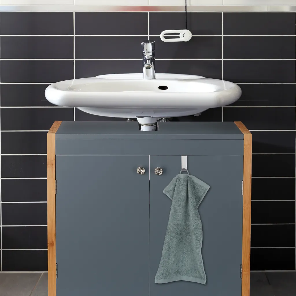Portatazze, Supporto da Vetrinetta per 10 Tazze, Appendi Tazze in Metallo, da Mobile, 6x14x28 cm, Argento, Relaxdays | Leroy Merlin