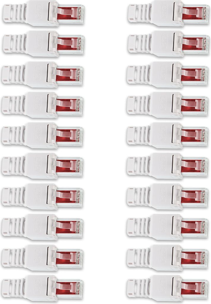 Netzwerkstecker 20x Cat6 Netzwerk Stecker werkzeuglos Cat7 Produktbild 